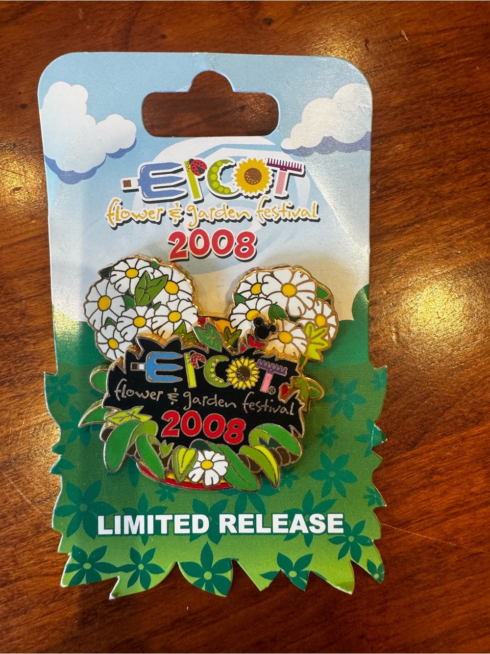 Disney EPCOT Flower & Garden Festival 2008 Limited Release Pin